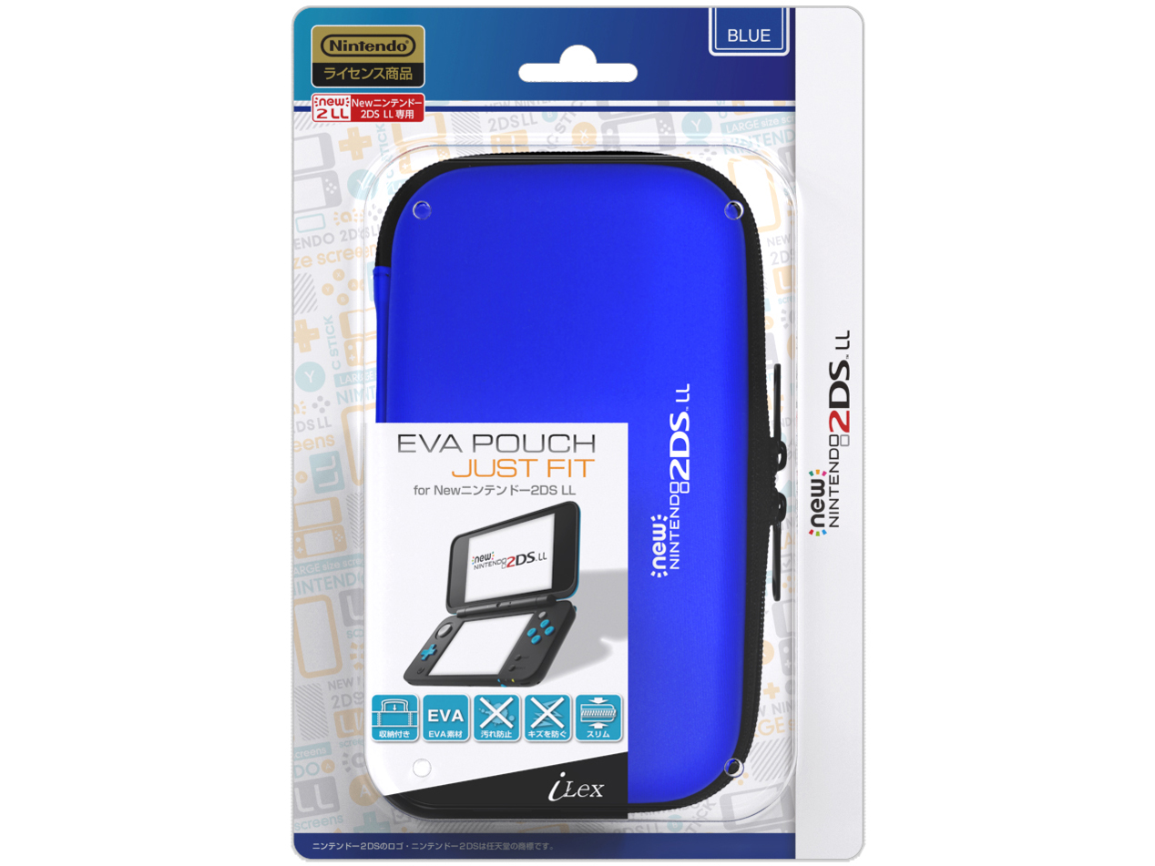 EVA Pouch Just Fit for New�j���e���h�[2DS LL ILX2L230 [�u���[]