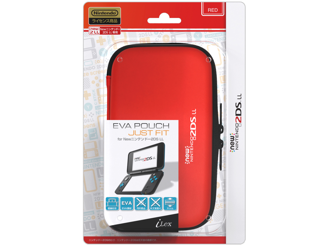 EVA Pouch Just Fit for New�j���e���h�[2DS LL ILX2L231 [���b�h]