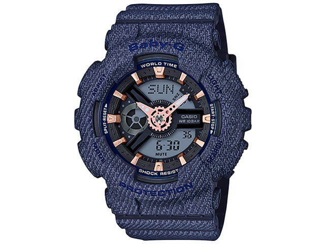 Baby-G �f�j���h�J���[ BA-110DE-2A1JF �̐��i�摜