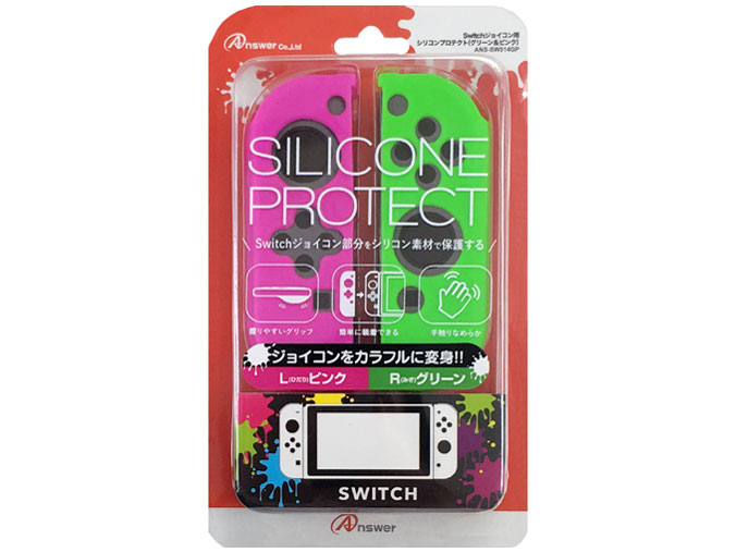 Switch�W���C�R���p �V���R���v���e�N�g ANS-SW014GP [�O���[��&�s���N] �̐��i�摜