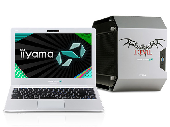 SENSE-13FH052-i7-QZSVI [Windows 10 Home����] Core i7/8GB������/250GB SSD+1TB HDD/Quadro P2000 GPU BOX�t��/13�C���` �t��HD �̐��i�摜