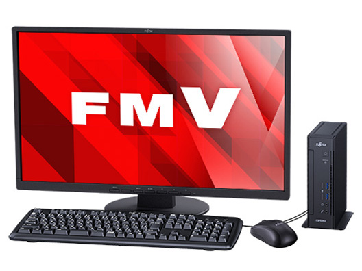 FMV ESPRIMO DH�V���[�Y WD1/B2 KC_WD1B2_A023 Core i7�E������8GB�EHDD 1TB�E23.8�^�t���EOffice���ڃ��f�� �̐��i�摜