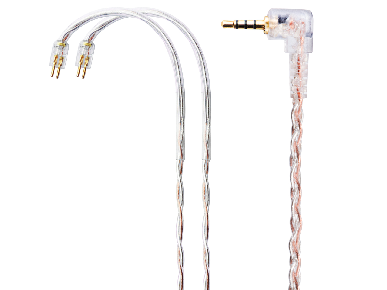 Silver Galaxy Mix+ 2.5mm Balanced �}�C�N���~�j�v���O(4��)�̐�p�[�q [1.2m] �̐��i�摜