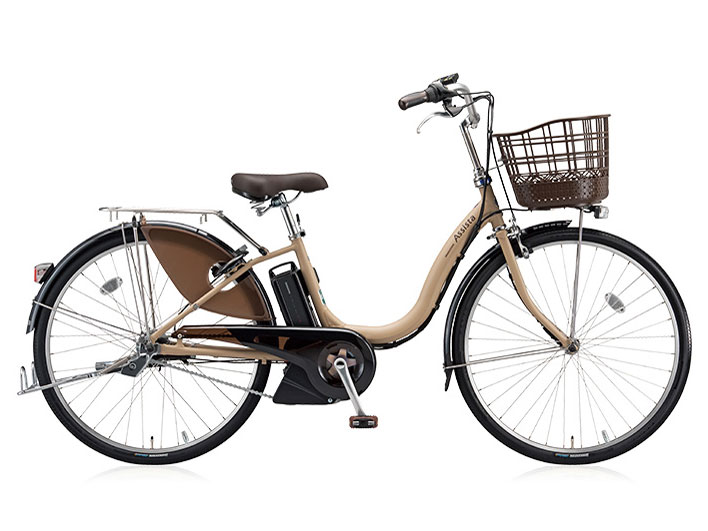 ブラウン 電動アシスト自転車 アシストタイプ ブリヂストン アシスタDX A6DC38 [F.Xカラメルブラウン] + 専用
