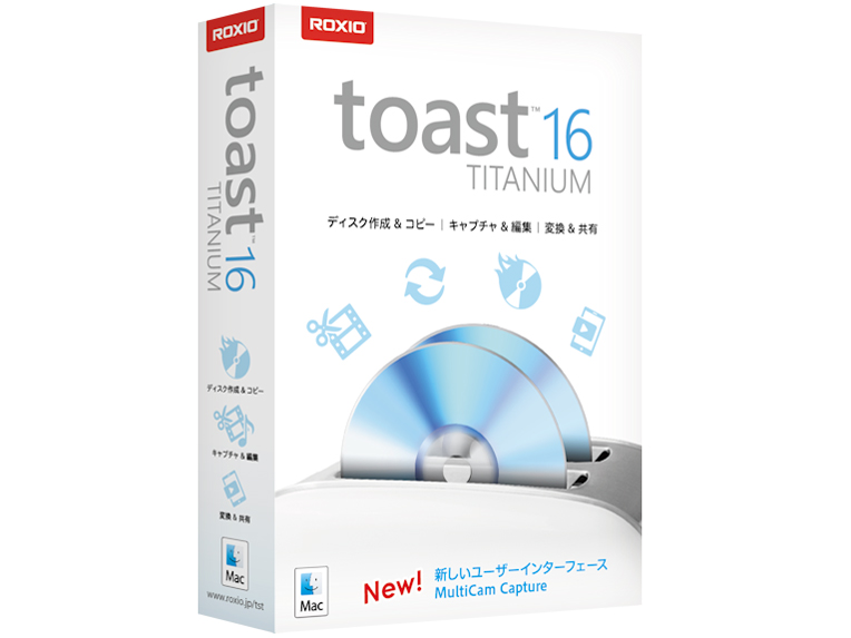 Toast 16 Titanium �̐��i�摜