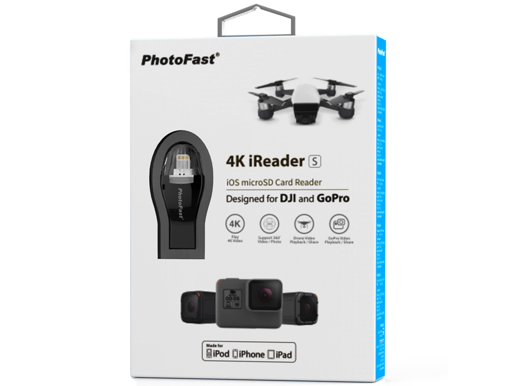 4K iReader S [Lightning/USB microSD �u���b�N]