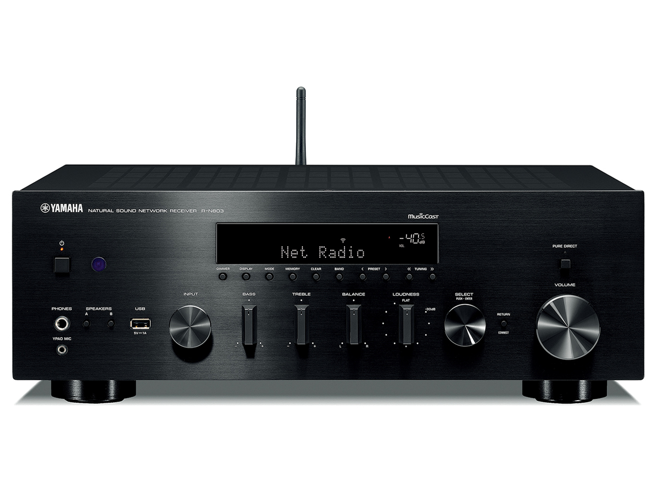 【値下げしました】YAMAHA ヤマハ プリメインアンプ R-N803 ヤマハ R-N803(B) [ブラック] 価格比較 - 価格.com