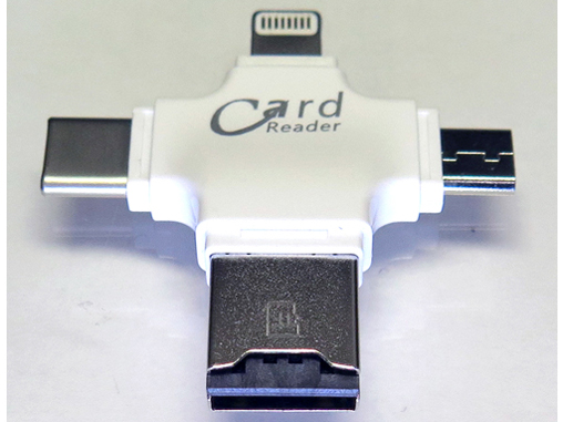 CROSS-MS4W [Lightning/USB Type-C/USB/microUSB microSD ��]