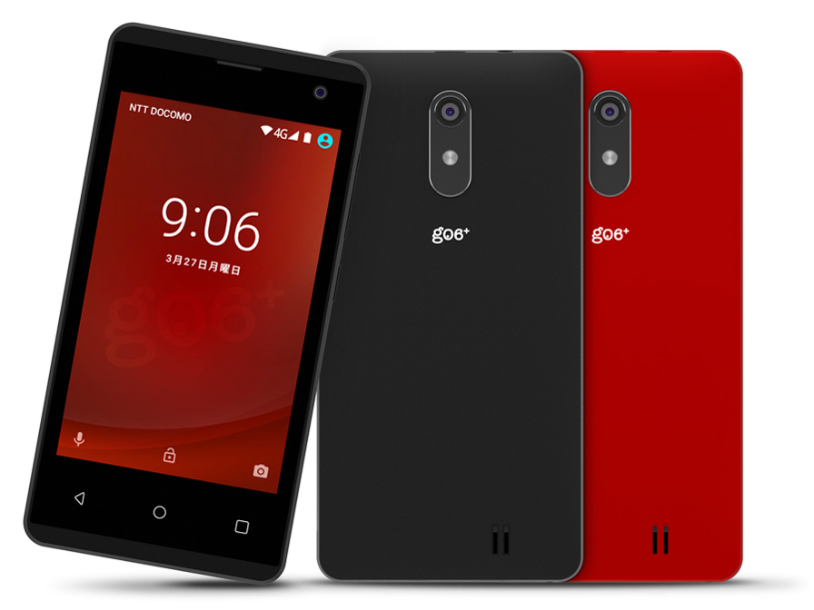 g06+ SIM�t���[ [gooRed/�u���b�N] �̐��i�摜