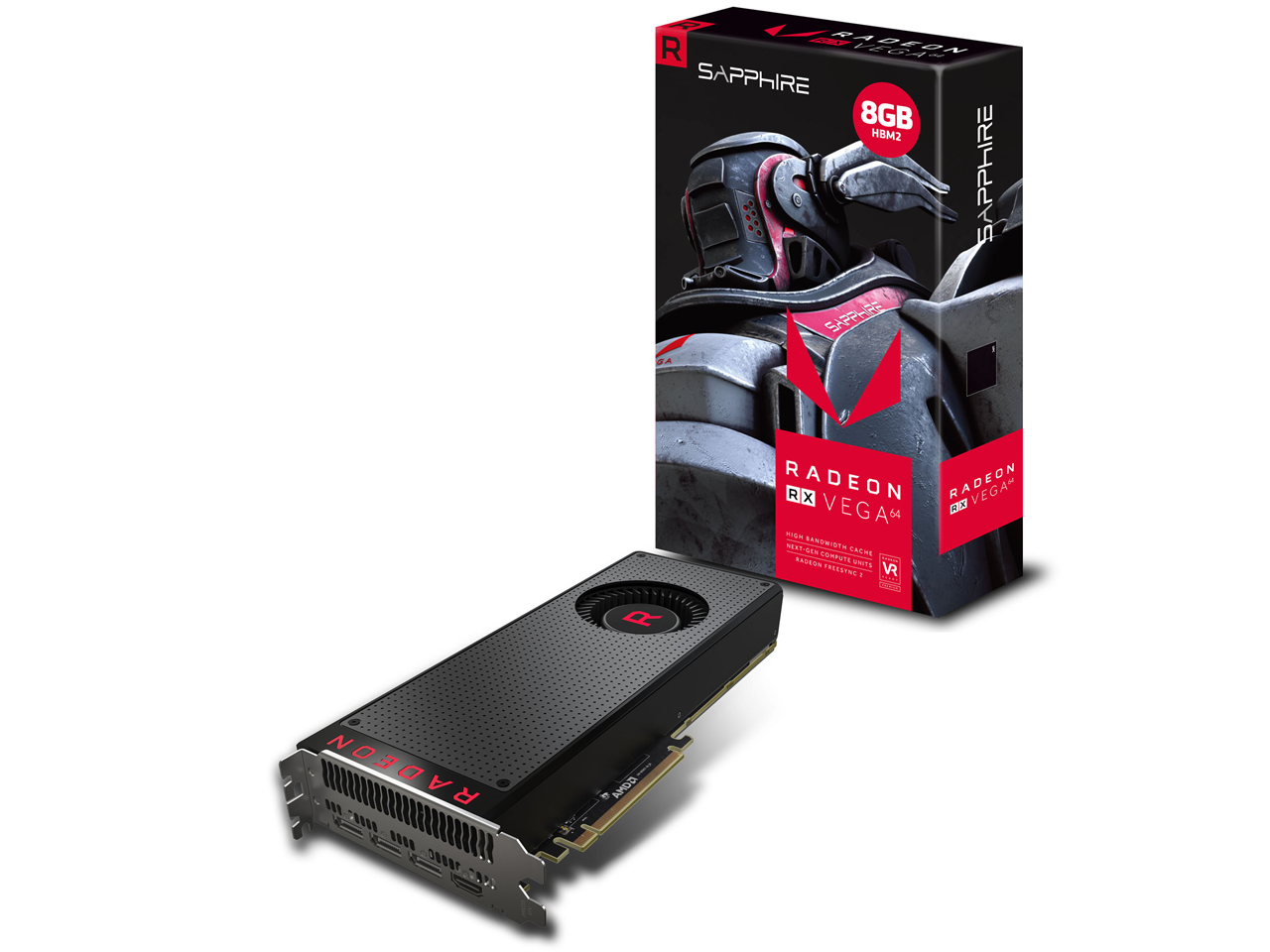 SAPPHIRE RADEON RX VEGA 64 8G HBM2 [PCIExp 8GB] �̐��i�摜