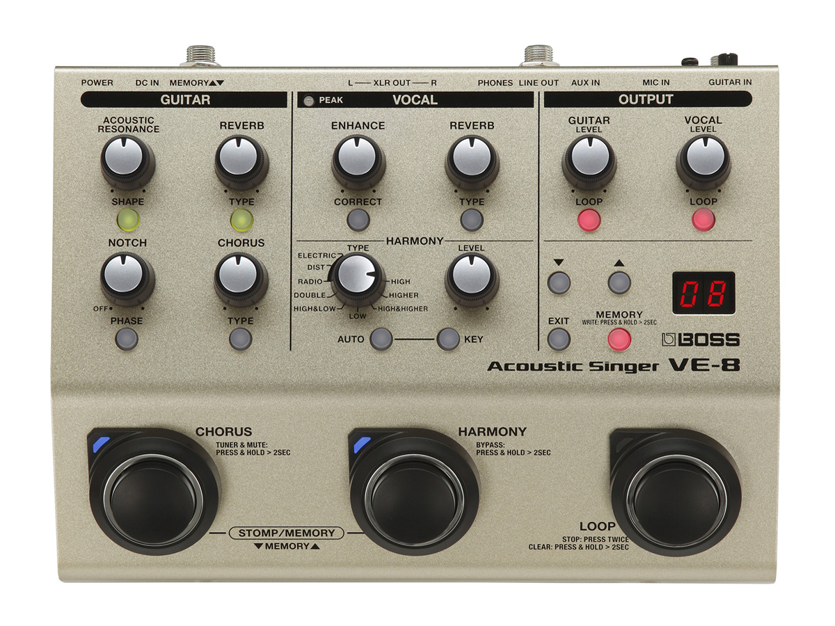 Acoustic Singer VE-8 �̐��i�摜