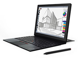 ThinkPad X1 Tablet 20JBCTO1WW �t��HD+�t���ECore i5�E8GB�������[�E256GB SSD���� �p�t�H�[�}���X �̐��i�摜