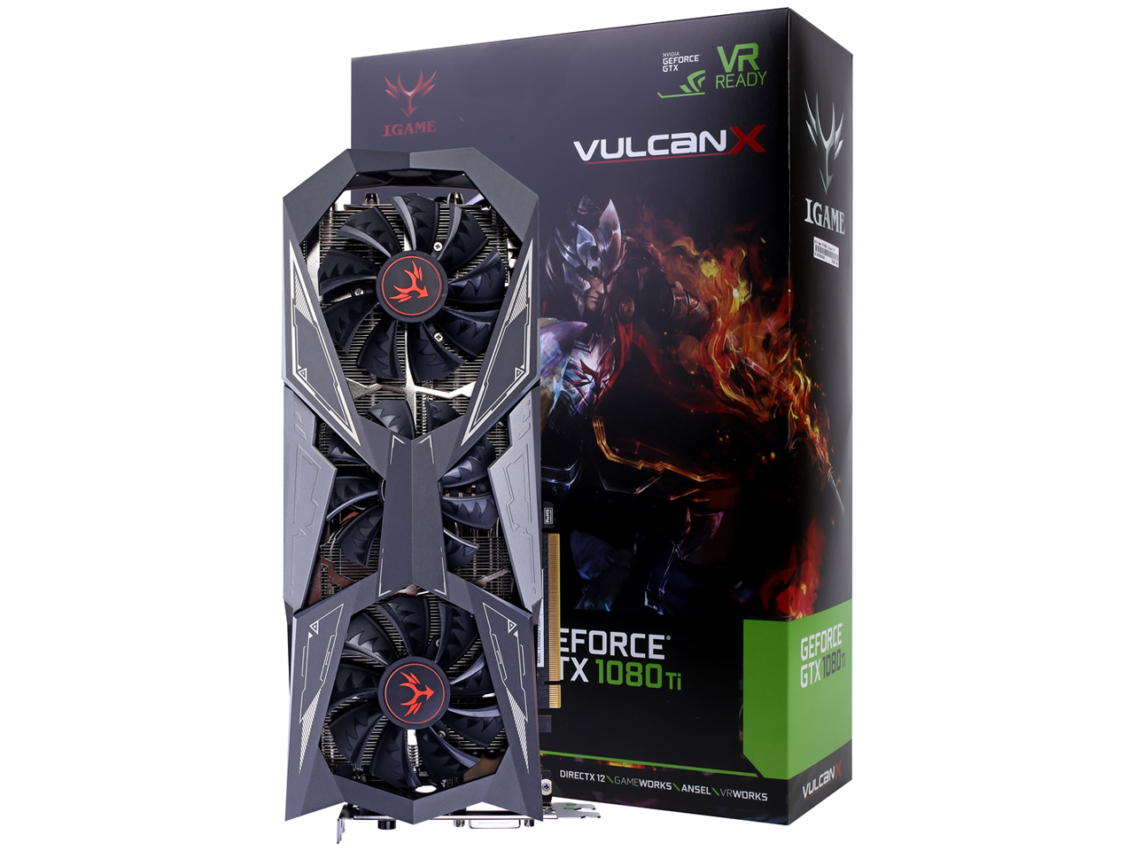 iGame GTX1080Ti Vulcan X OC [PCIExp 11GB] �̐��i�摜