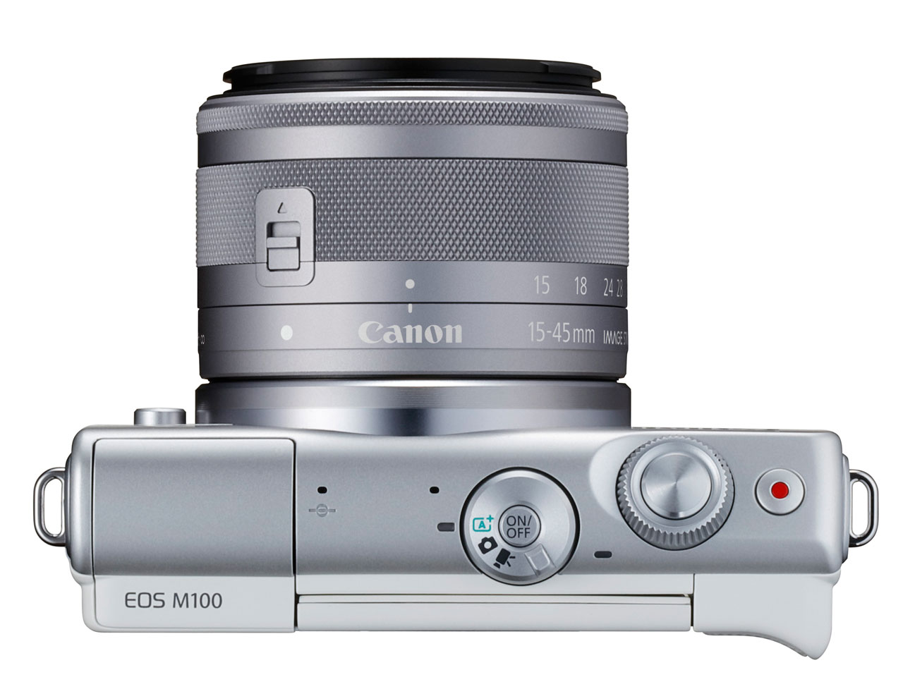 EOS M100 EF-M15-45 IS STM �����Y�L�b�g [�z���C�g]