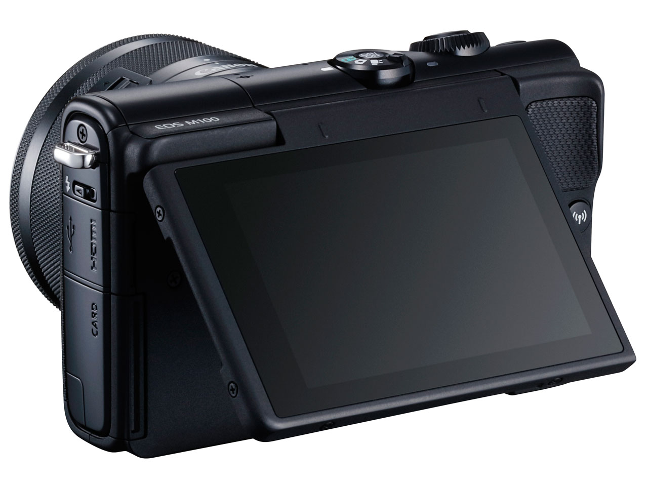 EOS M100 EF-M15-45 IS STM �����Y�L�b�g [�u���b�N]