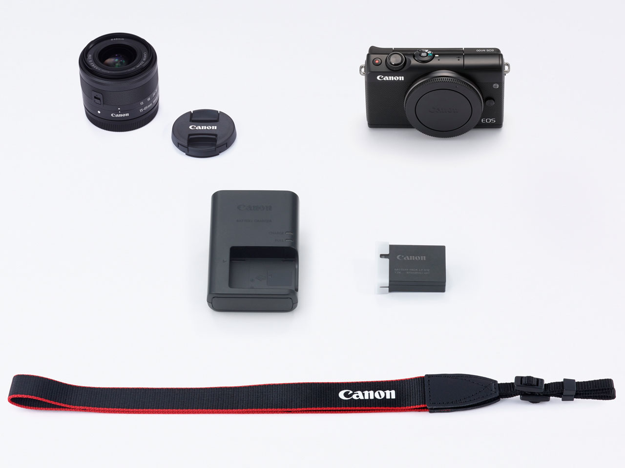 EOS M100 EF-M15-45 IS STM �����Y�L�b�g [�u���b�N]