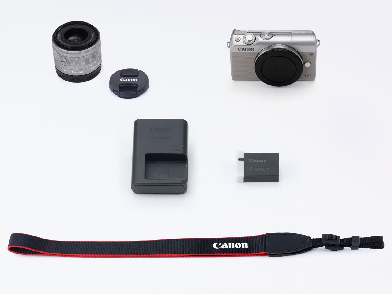 EOS M100 EF-M15-45 IS STM �����Y�L�b�g [�O���[]