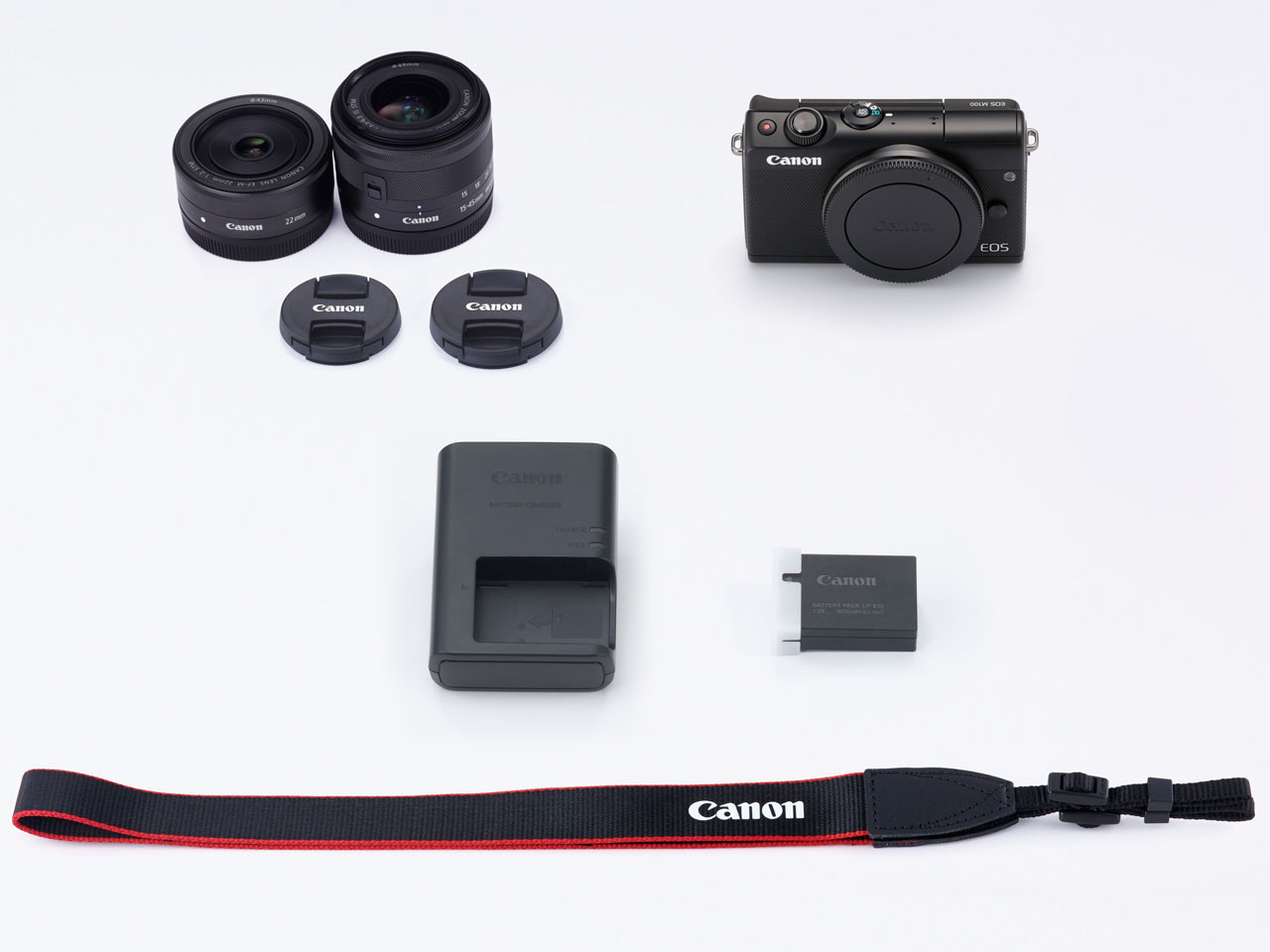 EOS M100 �_�u�������Y�L�b�g [�u���b�N]