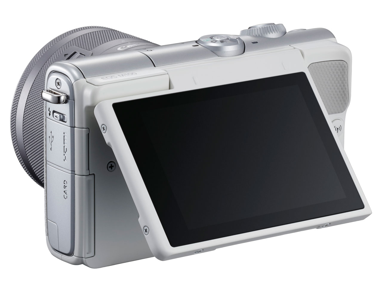 EOS M100 �_�u���Y�[���L�b�g [�z���C�g]
