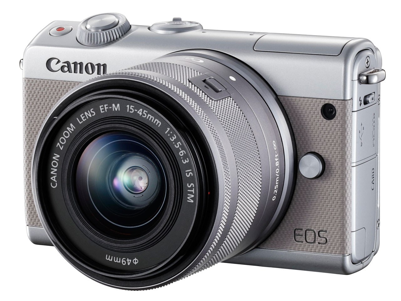 EOS M100 �_�u���Y�[���L�b�g [�O���[]