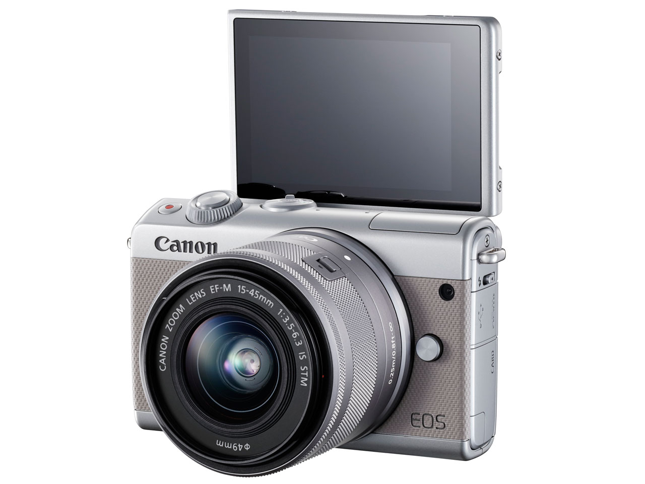 EOS M100 �_�u���Y�[���L�b�g [�O���[]