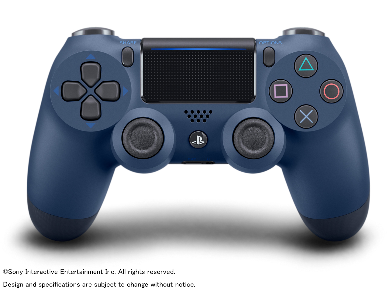 ���C�����X�R���g���[���[(DUALSHOCK 4) CUH-ZCT2J22 [�~�b�h�i�C�g�E�u���[] �̐��i�摜