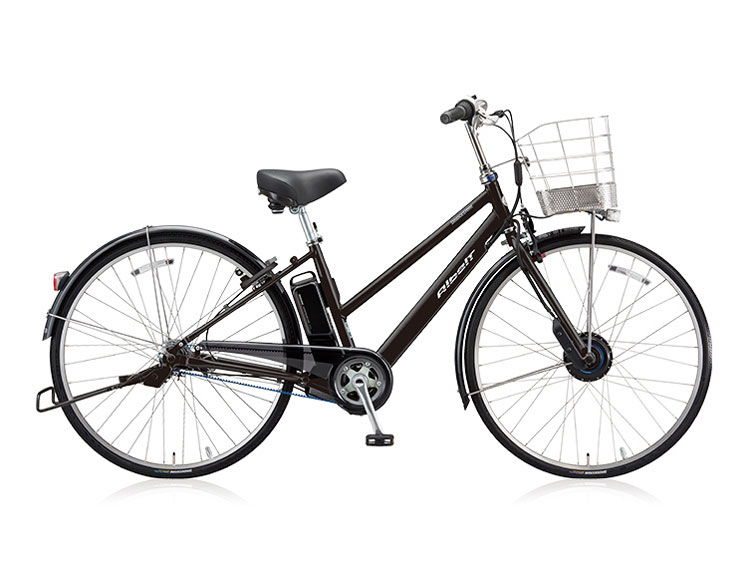 【黒猫屋】ブリヂストン　アルベルト ブリヂストン アルベルトe B400 S型 AS7B48 [T.ネオンライム] + 専用