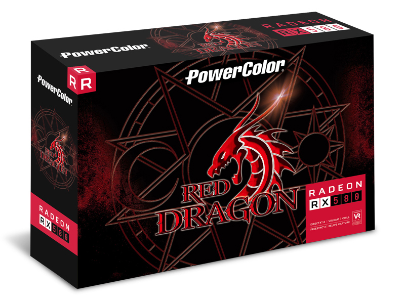 PowerColor Red Dragon Radeon RX 580 8GB GDDR5 AXRX 580 8GBD5-3DHDV2/OC [PCIExp 8GB]