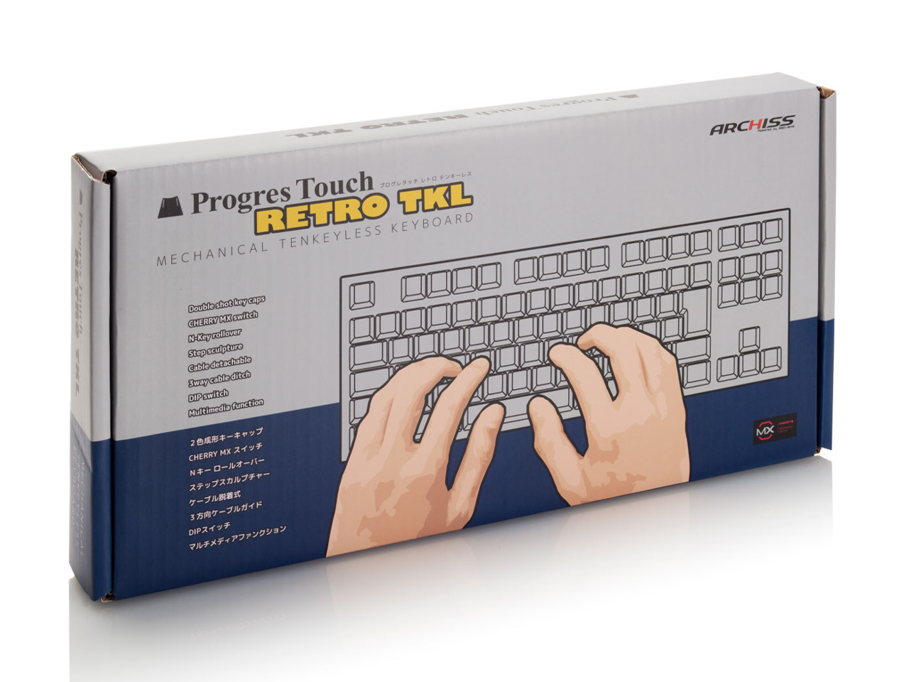 ProgresTouch RETRO TKL AS-KBPD91/LSBKN �X�s�[�h�V���o�[�� [��]