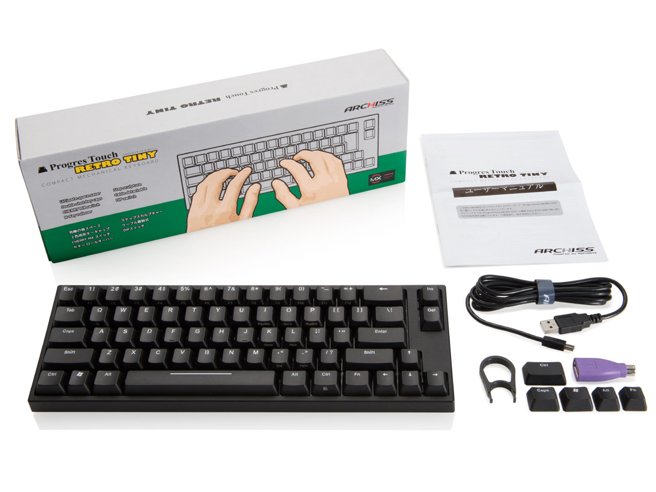 ProgresTouch RETRO TINY AS-KBPD66/LSBK �X�s�[�h�V���o�[�� [��]