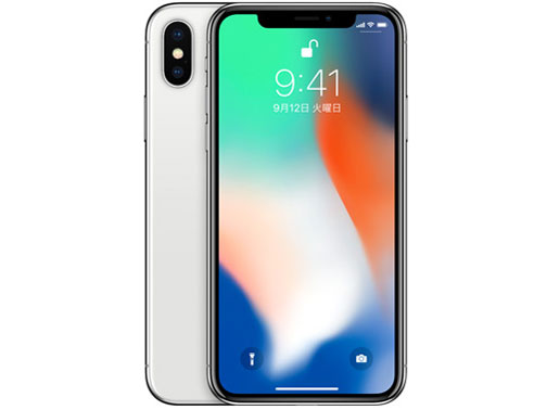 iPhone X 64GB au [�V���o�[] �̐��i�摜