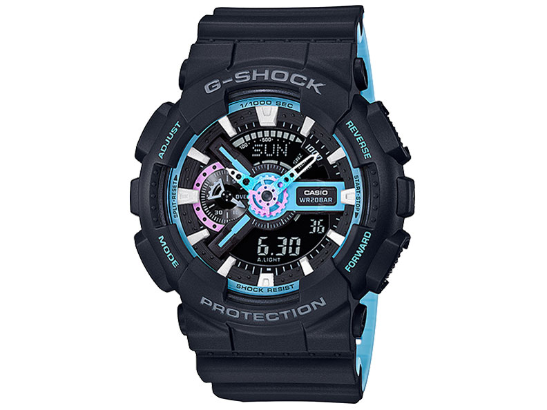 G-SHOCK �l�I���A�N�Z���g�J���[ GA-110PC-1AJF �̐��i�摜