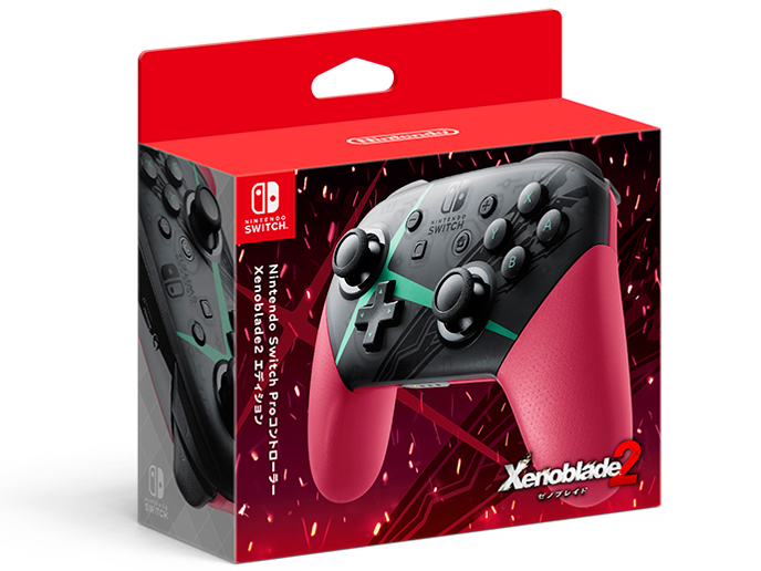 Nintendo Switch Pro�R���g���[���[ Xenoblade2�G�f�B�V���� HAC-A-FSSKD