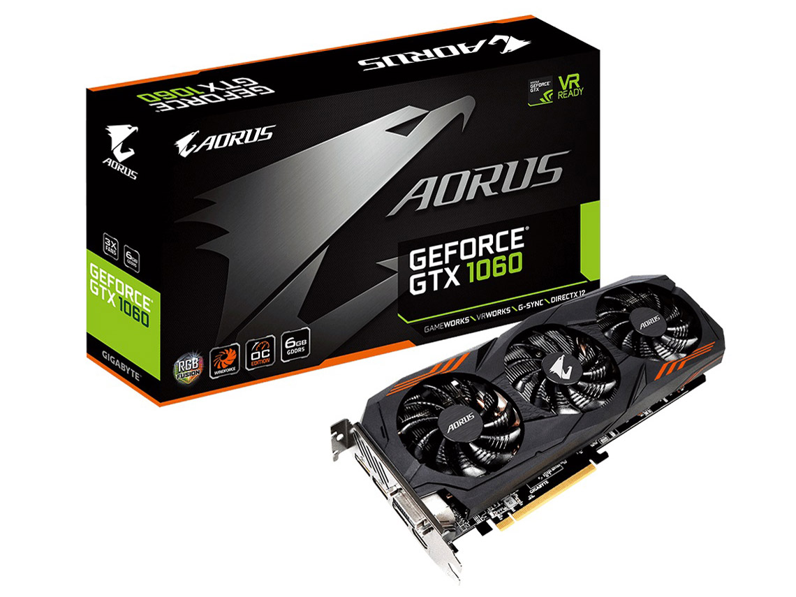 AORUS GV-N1060AORUS-6GD Rev.2.0 [PCIExp 6GB] �̐��i�摜