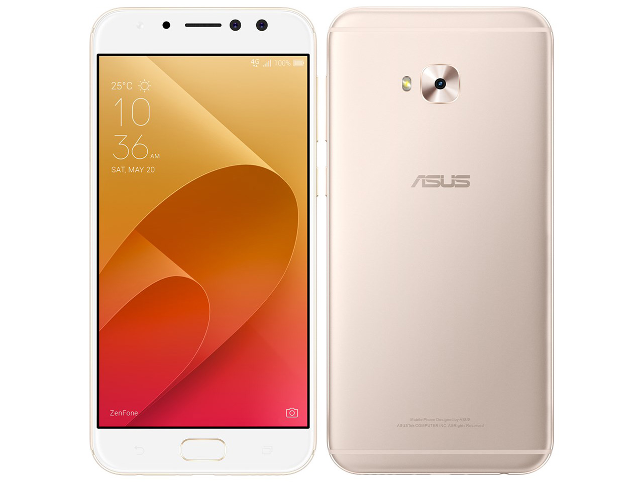 ZenFone 4 Selfie Pro SIM�t���[ [�T�����C�g�S�[���h] �̐��i�摜