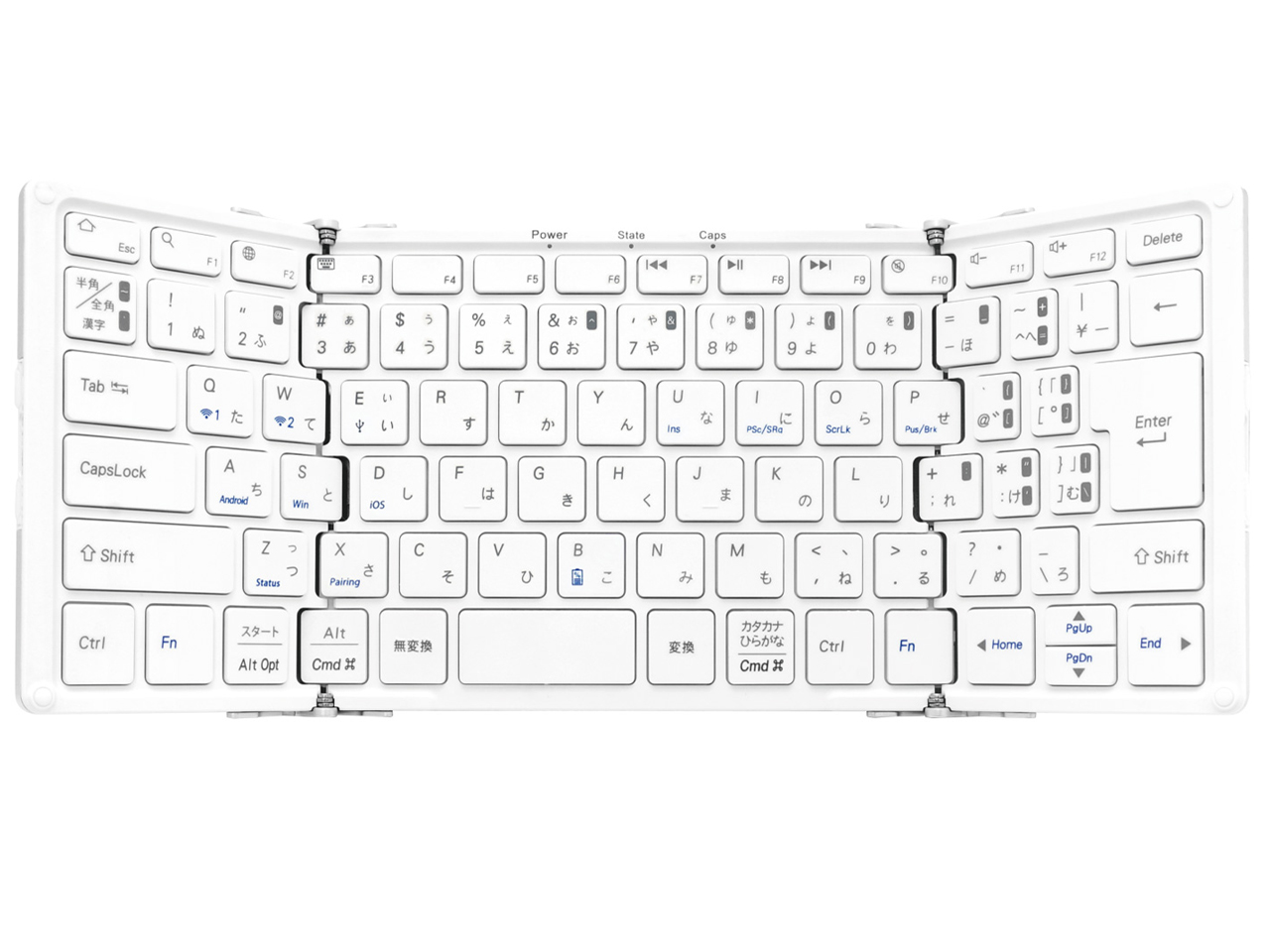 MOBO Keyboard AM-KTF83J-SW [�z���C�g]