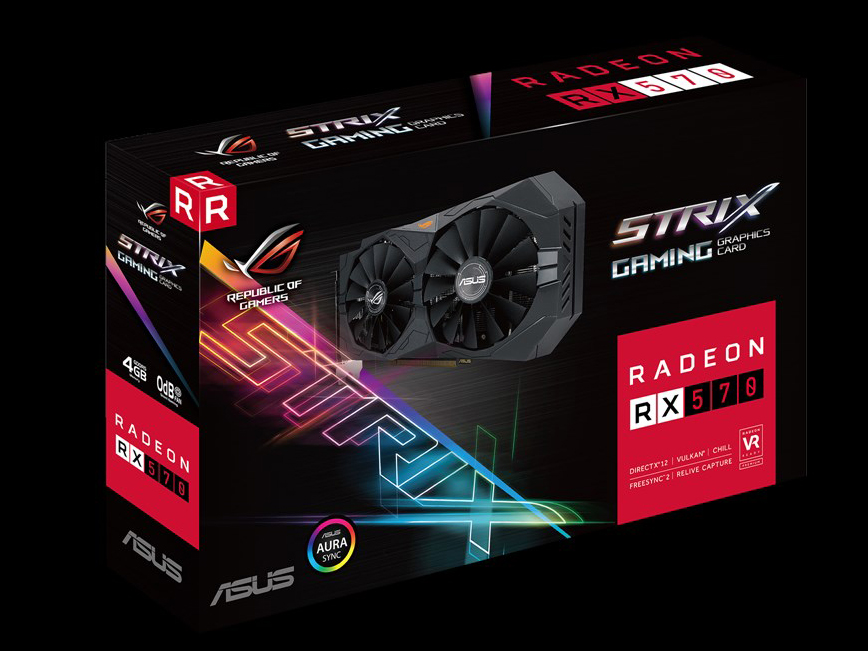 ROG-STRIX-RX570-4G-GAMING [PCIExp 4GB]