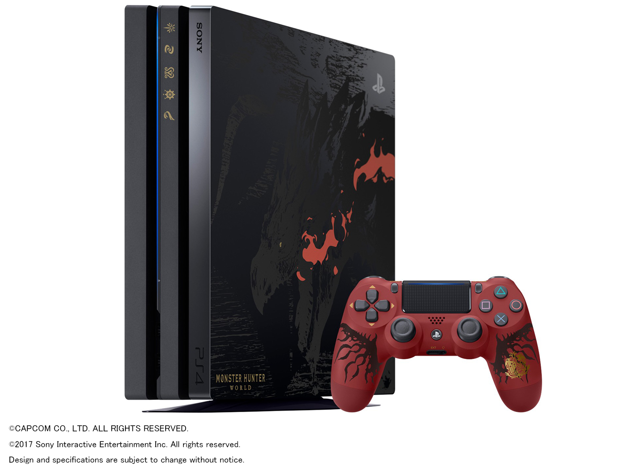 �v���C�X�e�[�V����4 Pro HDD 1TB MONSTER HUNTER�F WORLD LIOLAEUS EDITION CUHJ-10020