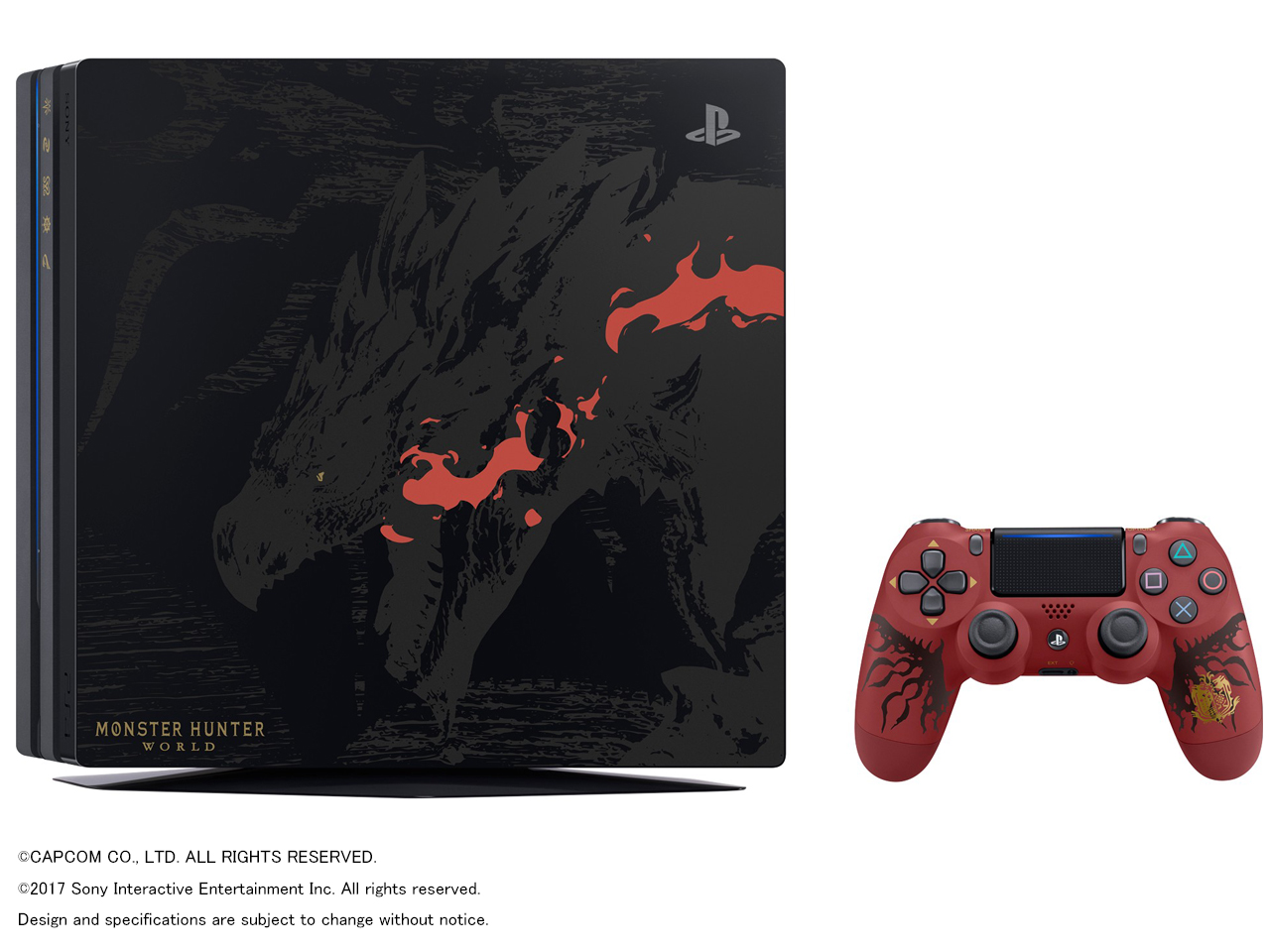 �v���C�X�e�[�V����4 Pro HDD 1TB MONSTER HUNTER�F WORLD LIOLAEUS EDITION CUHJ-10020