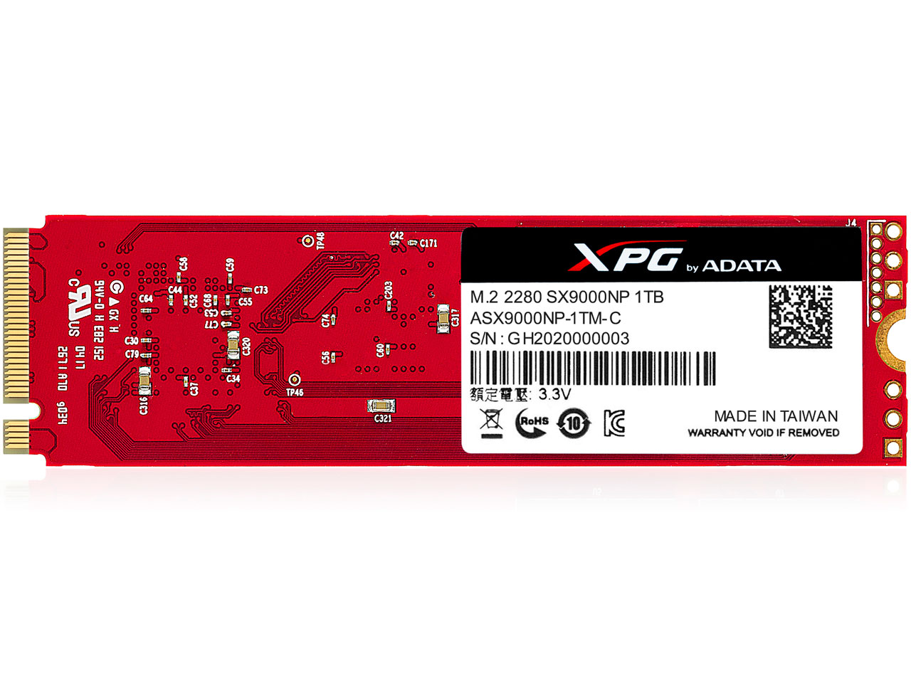 XPG SX9000 ASX9000NP-1TM-C
