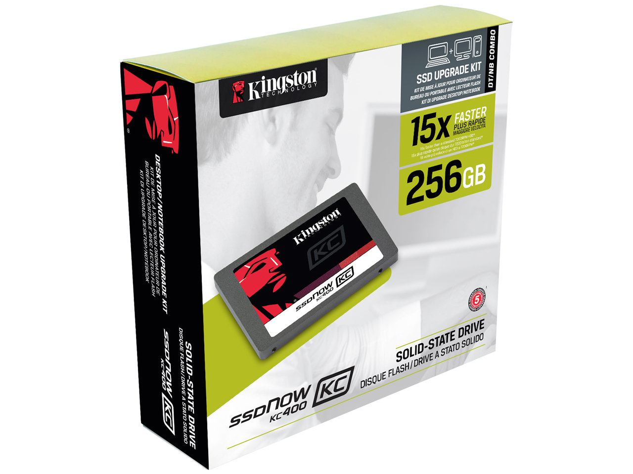 SSDNow KC400 Drive SKC400S3B7A/256G