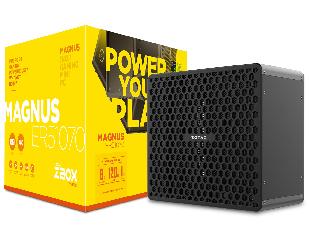 ZOTAC ZBOX MAGNUS ER51070 ZBOX-ER51070-J-W2B