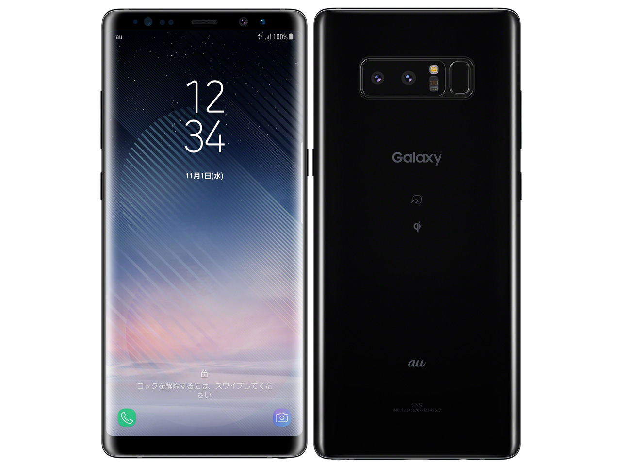 Galaxy Note8 SCV37 au [�~�b�h�i�C�g �u���b�N] �̐��i�摜