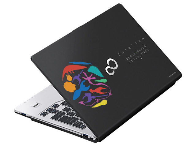 FMV LIFEBOOK SH�V���[�Y WS1/B3 KC_WS1B3_A042 �u�G�E���J�Z�u���v�R���{�f�U�C�� Core i7�E������8GB�ESSD ��256GB�EBlu-ray�EOffice���ڃ��f�� [�X�p�[�N�����O�u���b�N] �̐��i�摜