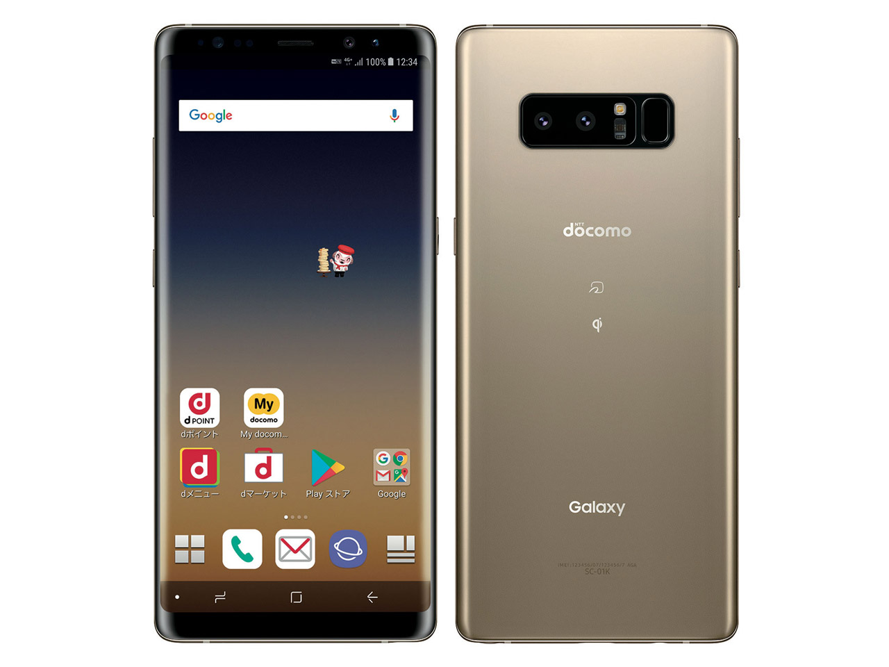 Galaxy Note8 SC-01K docomo [Maple Gold] �̐��i�摜