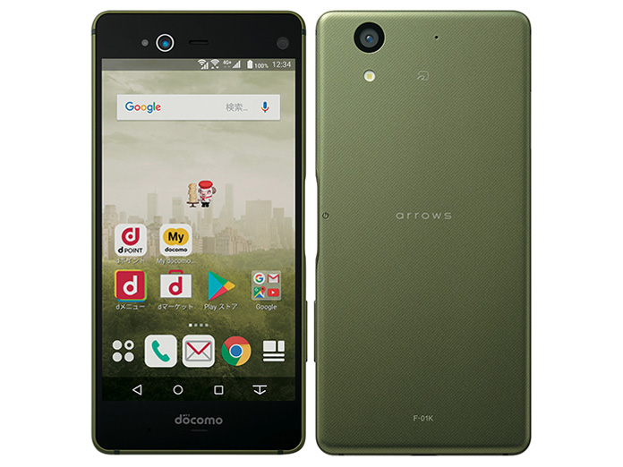 arrows NX F-01K docomo [Moss Green] �̐��i�摜