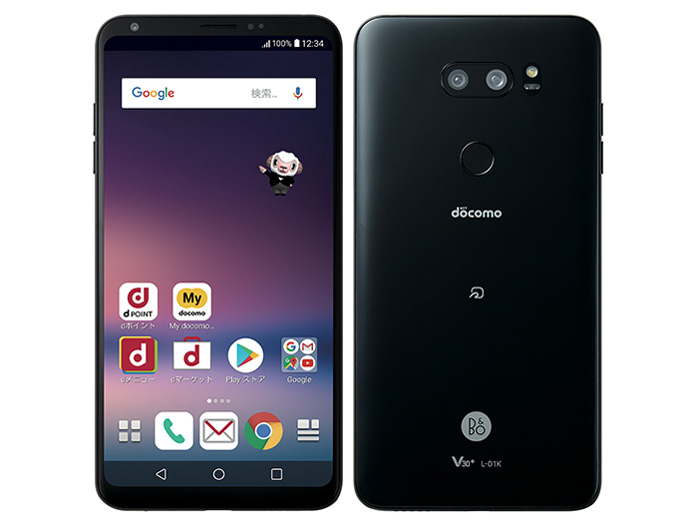 V30+ L-01K docomo [Aurora Black] �̐��i�摜