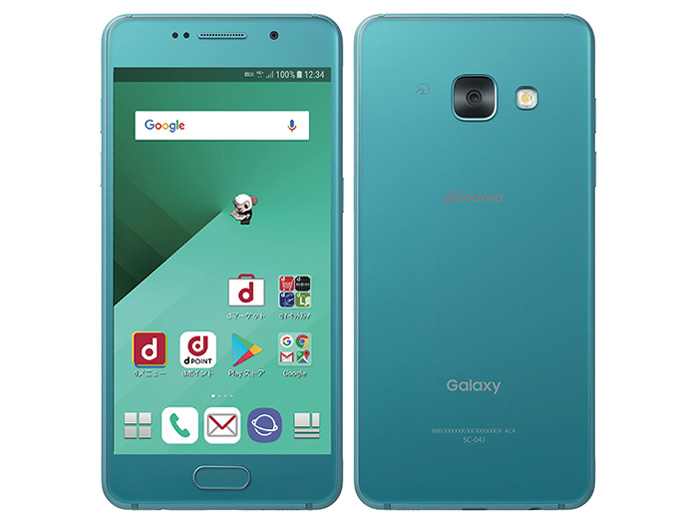 Galaxy Feel SC-04J docomo [Aurora Green] �̐��i�摜