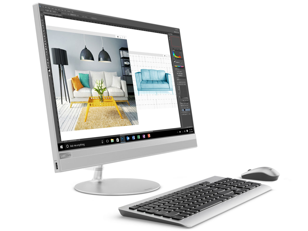 ideacentre AIO 520 F0D1001BJP [�V���o�[] �̐��i�摜