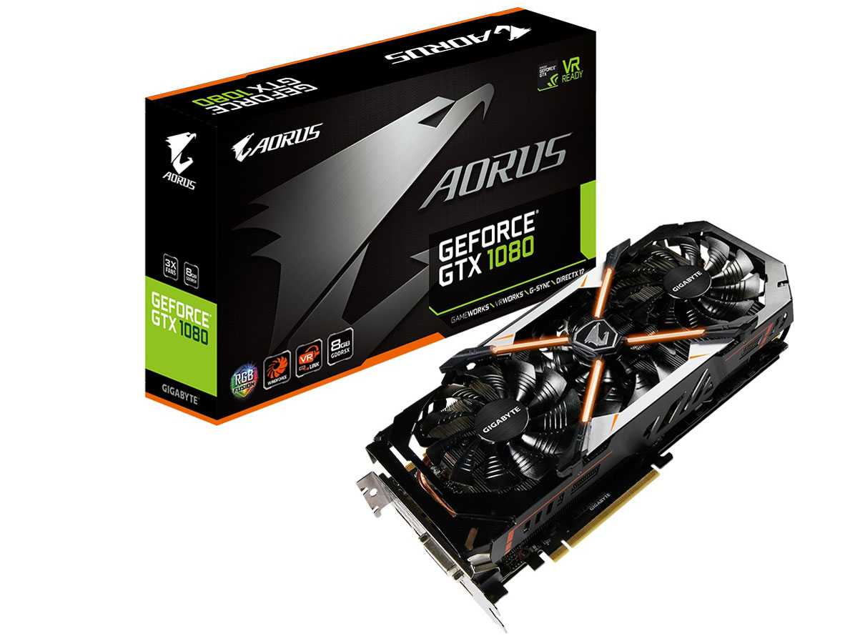 AORUS GV-N1080AORUS-8GD Rev2.0 [PCIExp 8GB] �̐��i�摜